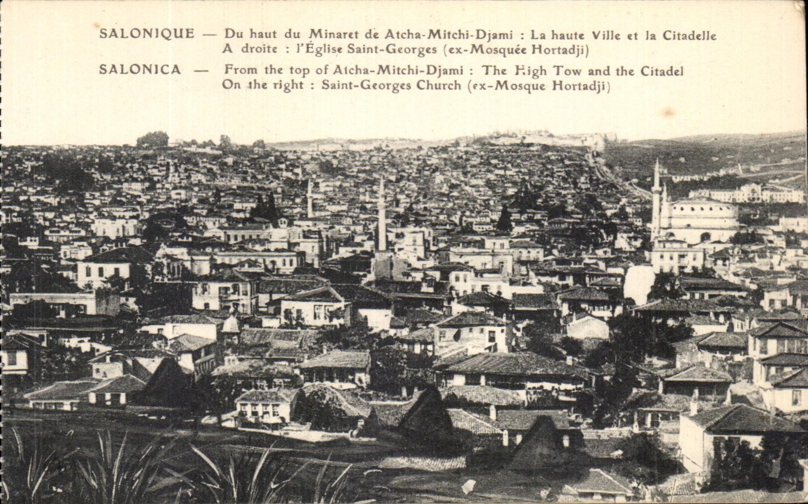 CPA Salonique Du haut de Minaret de Atcha Mitchi Djami Grece