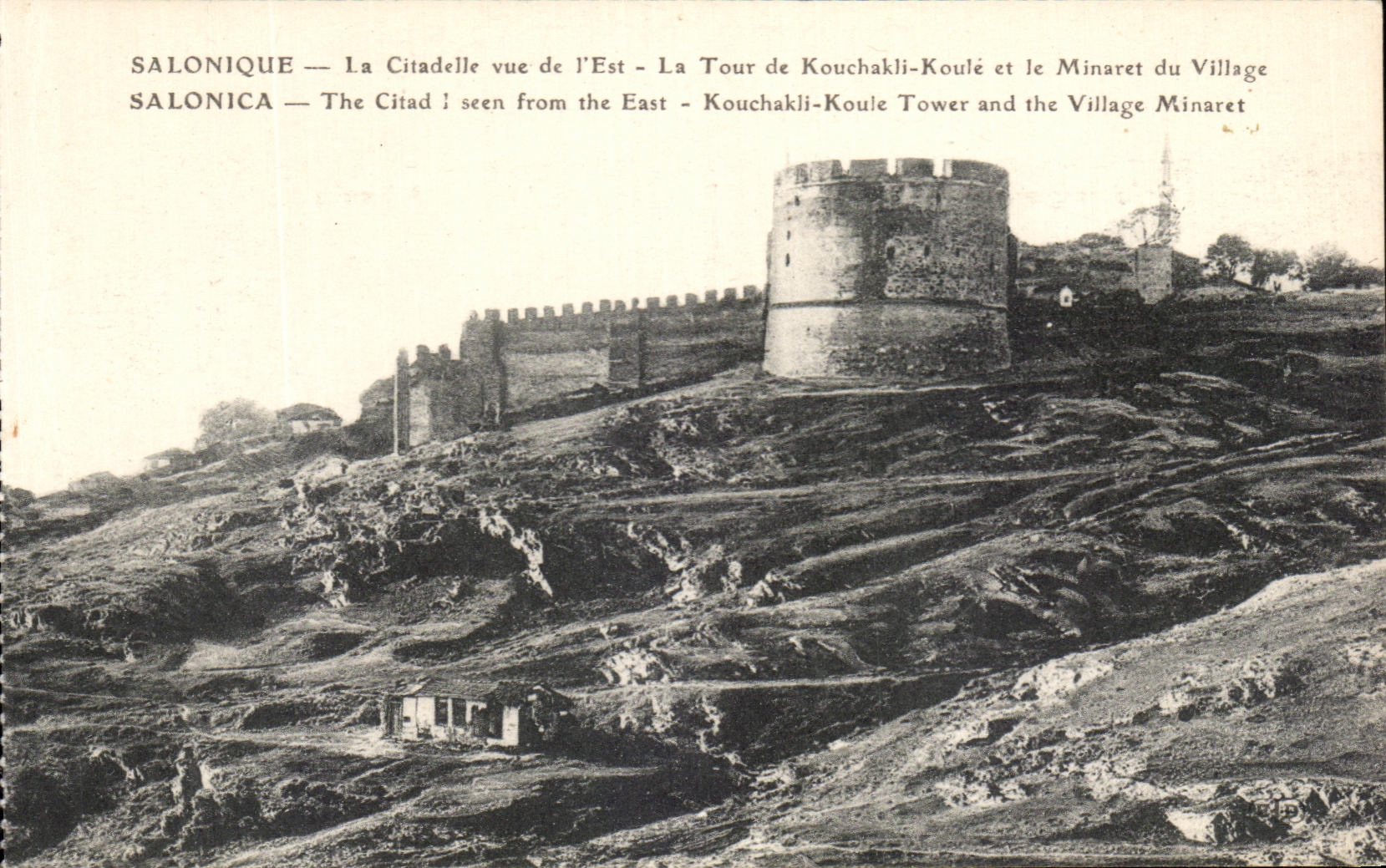 CPA Salonique La Citadelle vue de L'Est La Tour de Kouchakli Grece