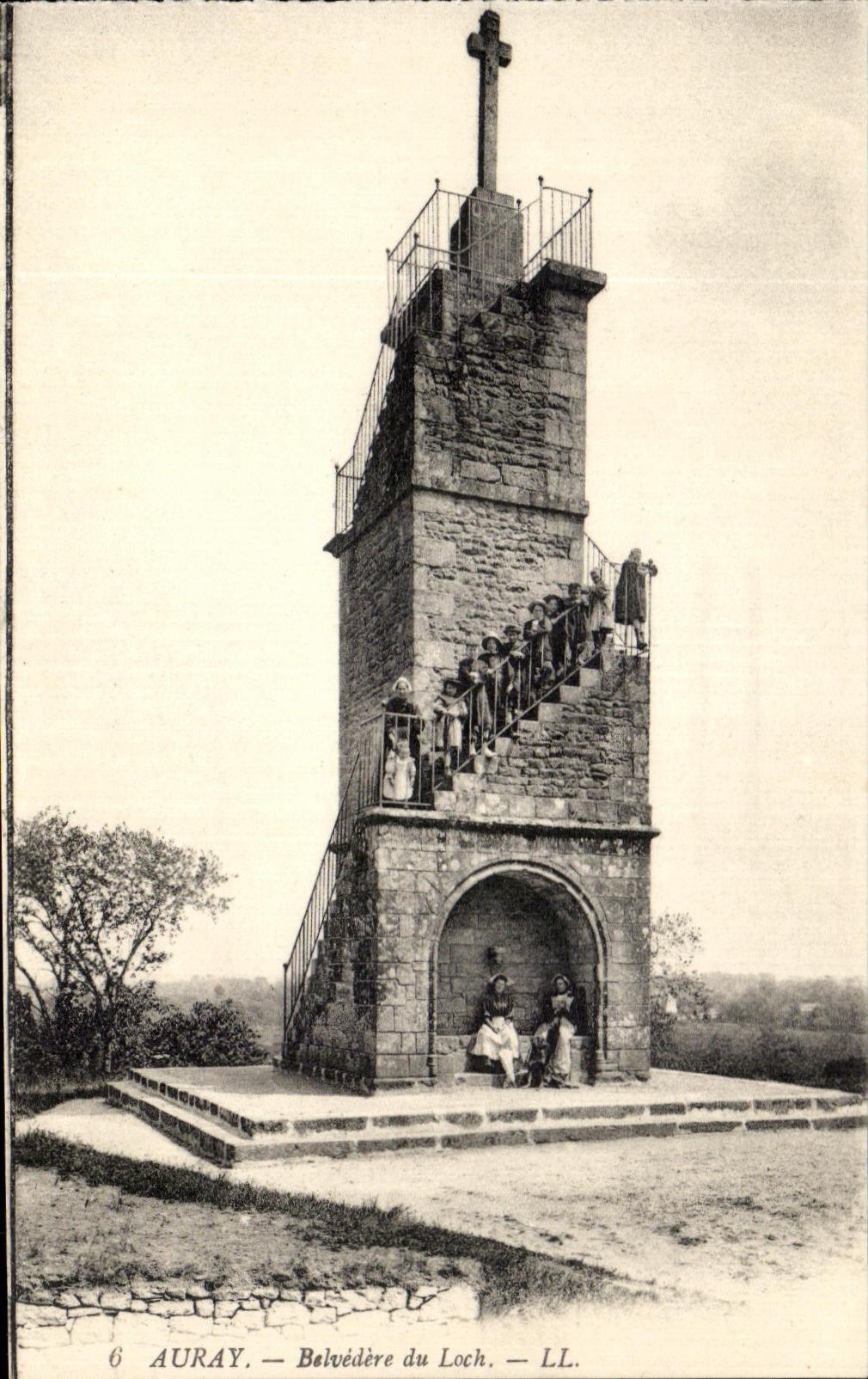 CPA Auray Belvedere du Loch Enfants
