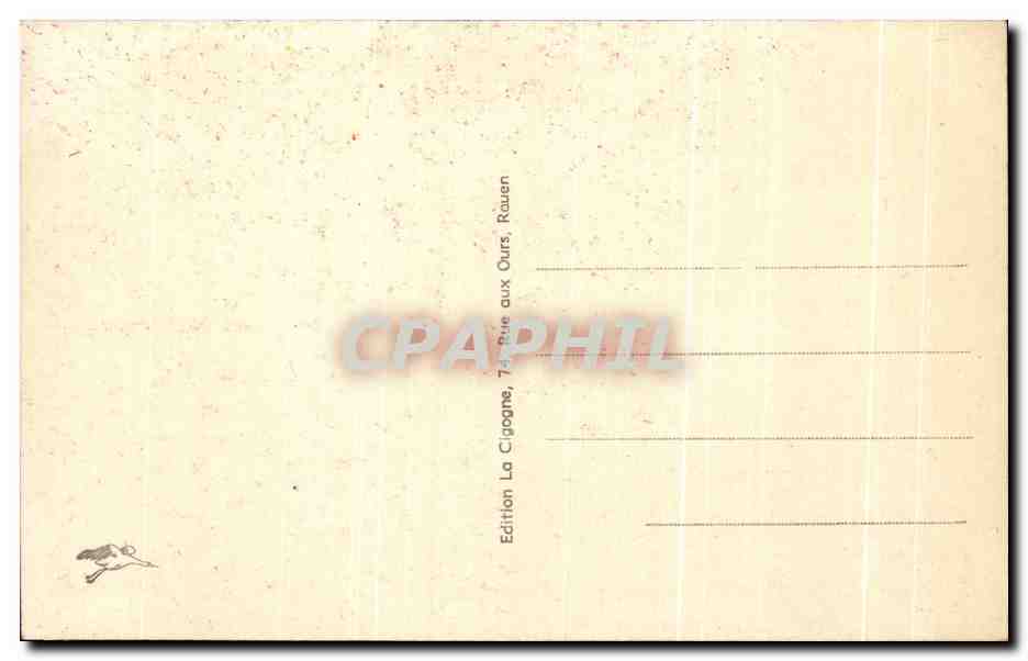 CPA Rouen Le Papillon du Jardin des Plantes — Verso