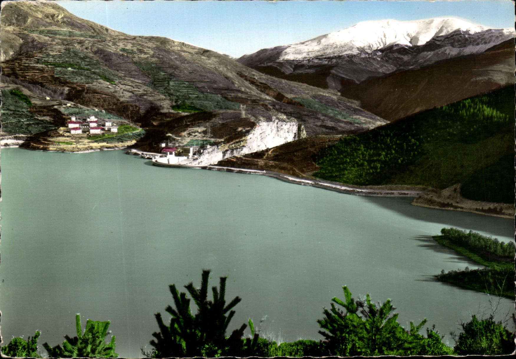 Barrage de Castillon (B.-A.) — Installation hydro-électrique sur le Verdon — Éditions PHOTOGUY - Castellane