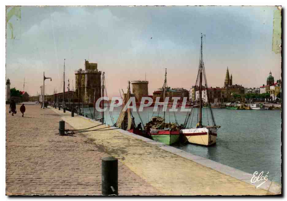 Le Port - Le Quai Saint-Nicolas et la Tour de la Chaîne — L. Chiatagnoen, Bordeaux