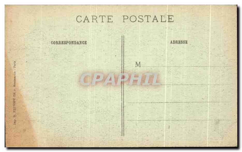 Tranchées allemandes démolies par notre artillerie — En CHAMPAGNE près du bois de la Chenille — R.P. — Verso