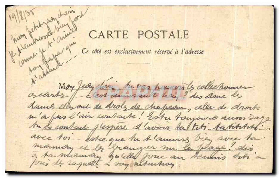 La Famille Durand au Théâtre — Pendant le ballet — Éditeur : Sans-Crêt — Reverso