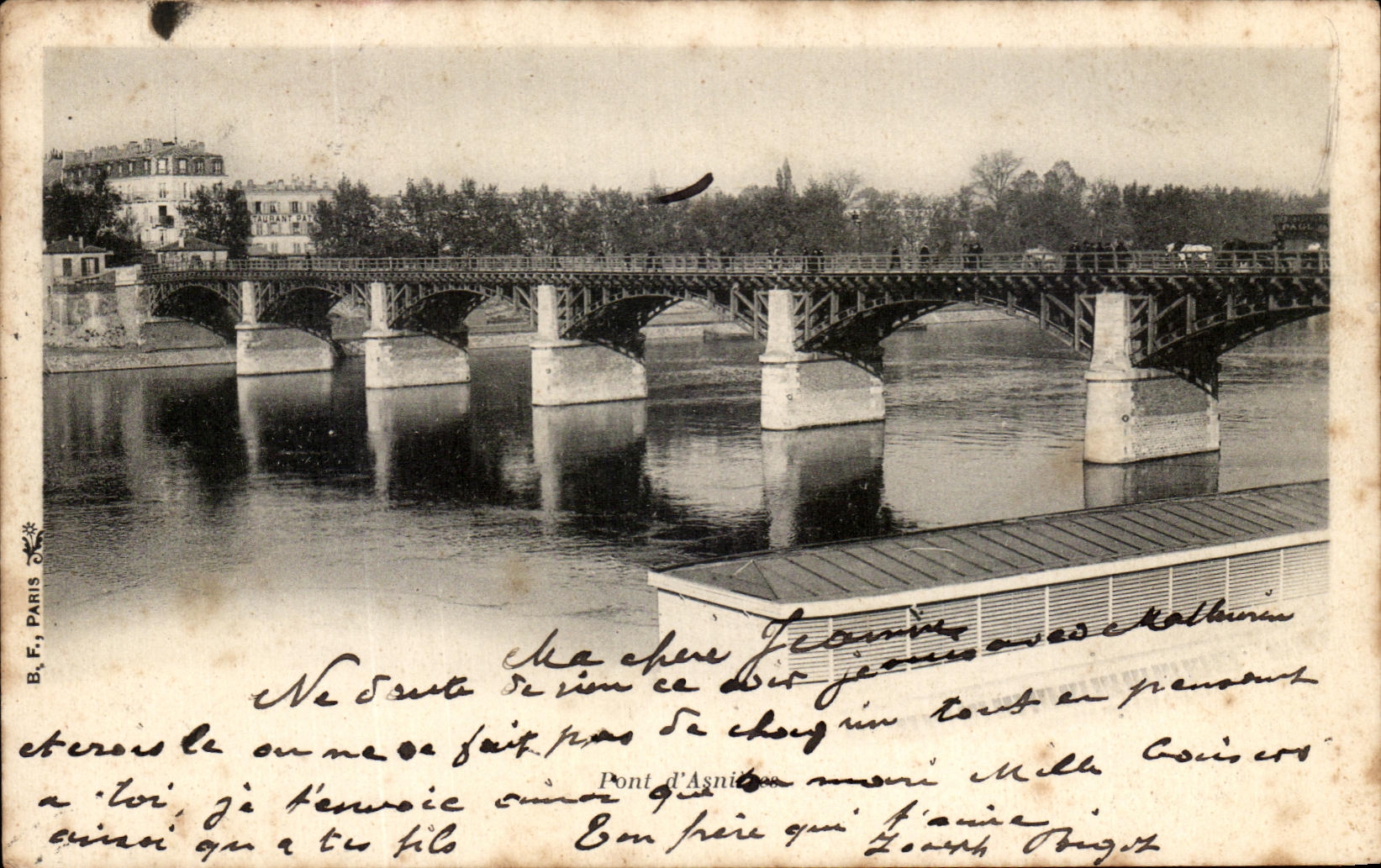 CPA Paris Pont d'Asnieres
