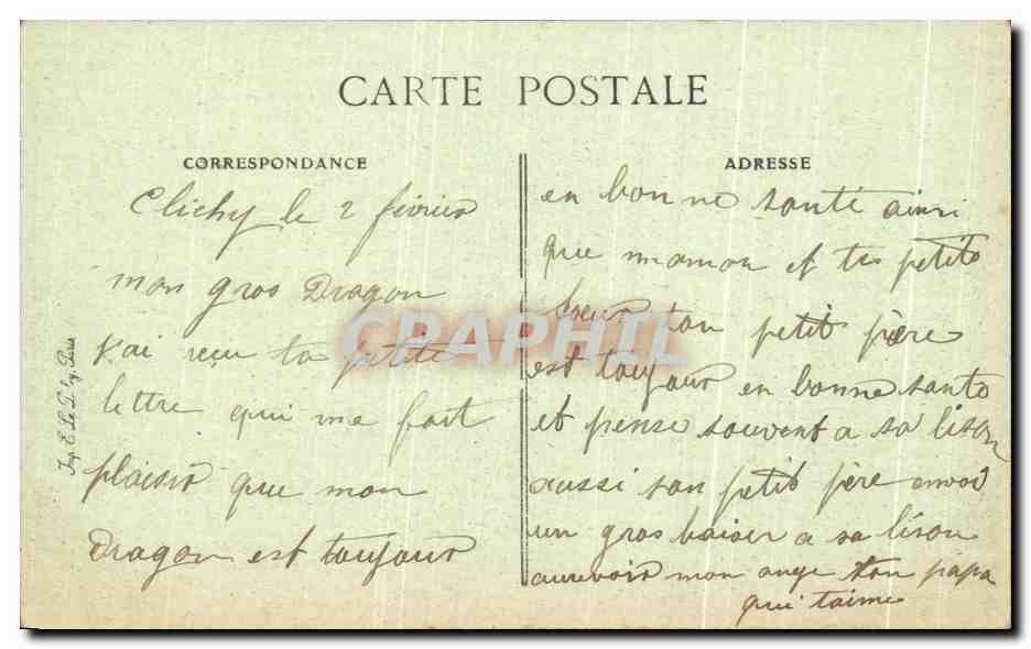 CPA Paris Avenues Des Champs Elysees Et Marceau — Verso