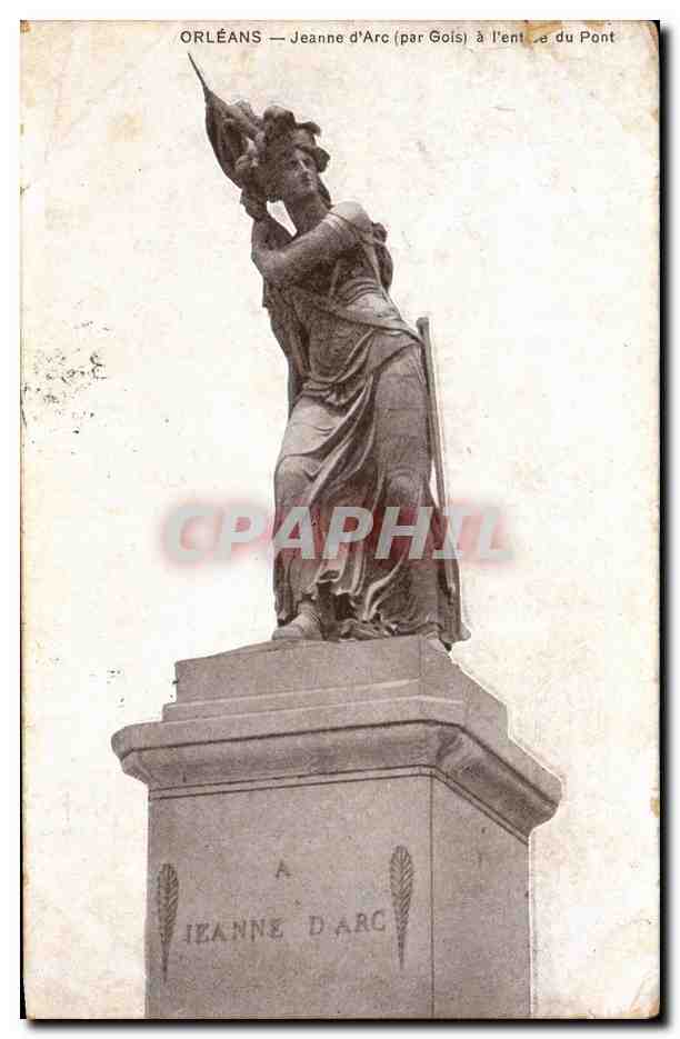 CPA Orleans Jeanne d'Arc A L'Entreee Du Pont
