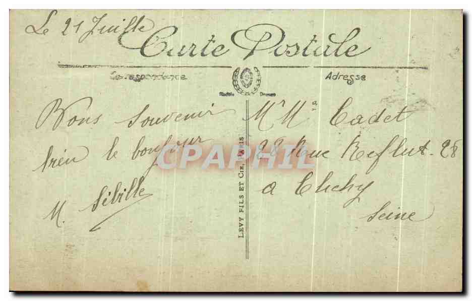 CPA Dieppe La Jetee a L'heure de la Maree Bateau  — Rückseite