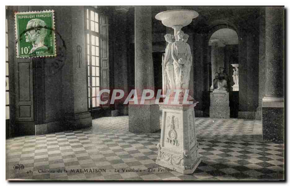 CPA Chateau de la Malmaison le Vestibule 