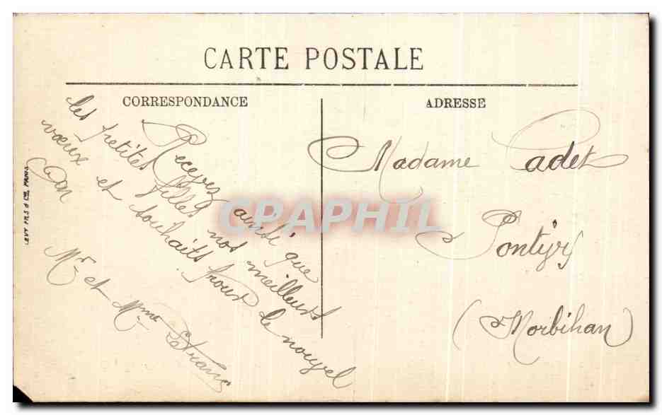 CPA Tours La Loire le Pont Bonaparte et la Vue generale  — Rückseite