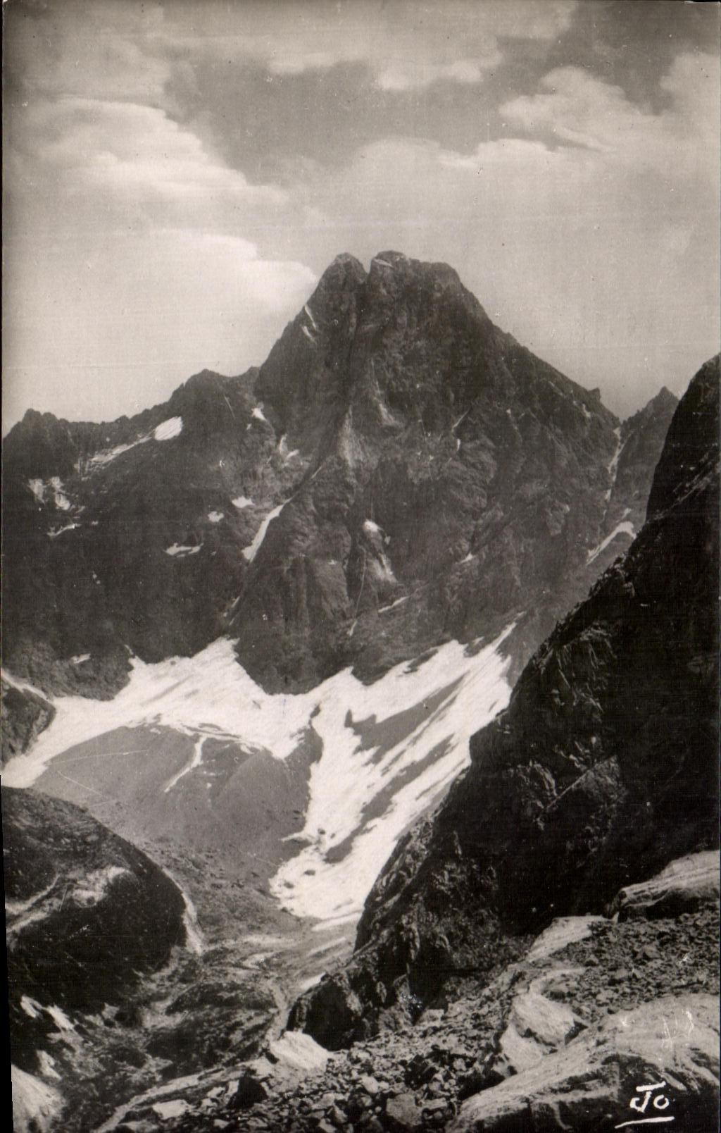 Les Alpes. Le Muraille de l'Olan (3.578 m.) du ford Turbat — Abel - GAP