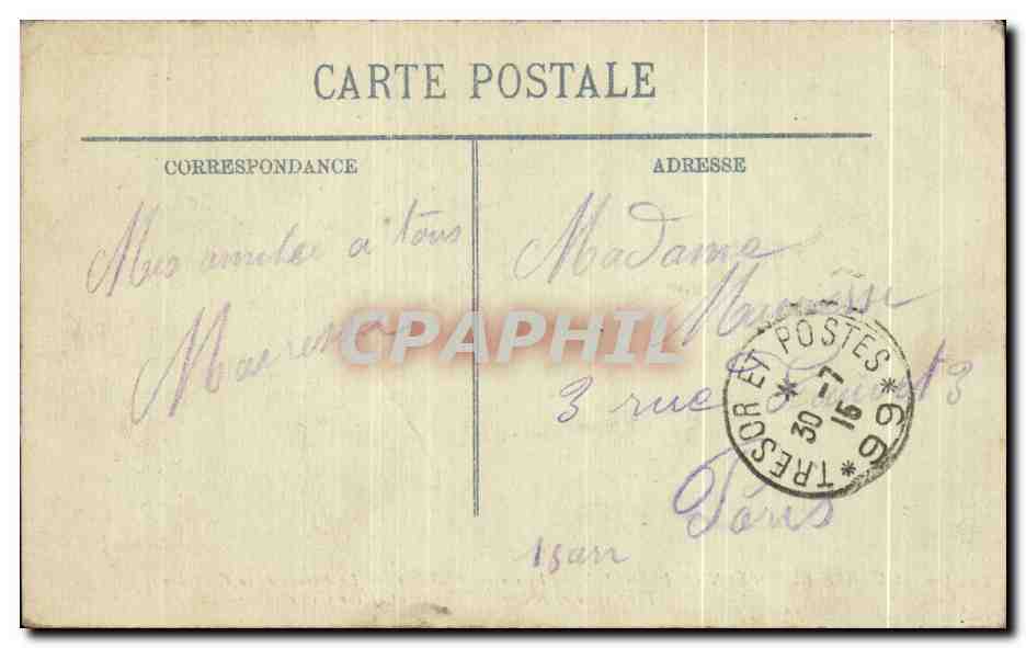 Le Parvis de la Cathédrale — Reims — LL n°96 — Reverso