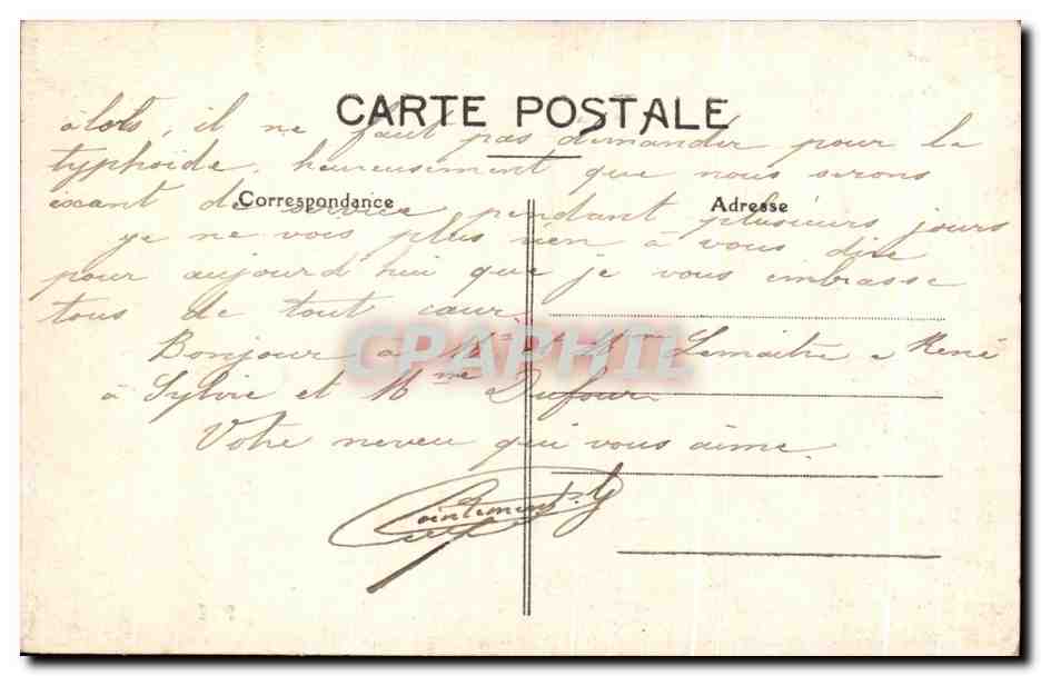 Teutatés, Pierre Jaumâtres — La Creuse pittoresque — PM, n°1635 — Verso