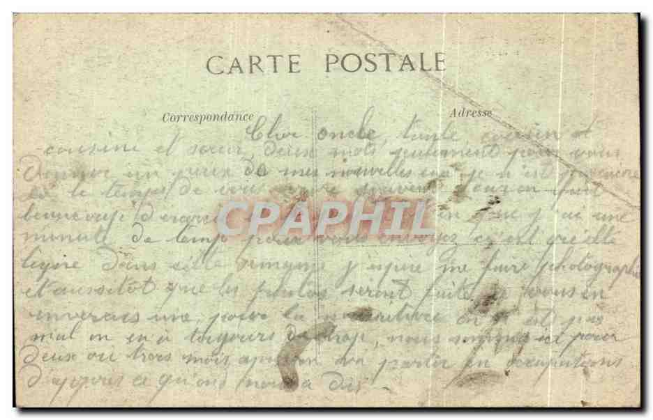 CPA Quimper Vue sur I'Odet au Pont Firmin Le Theatre et les Boulevards — Rückseite