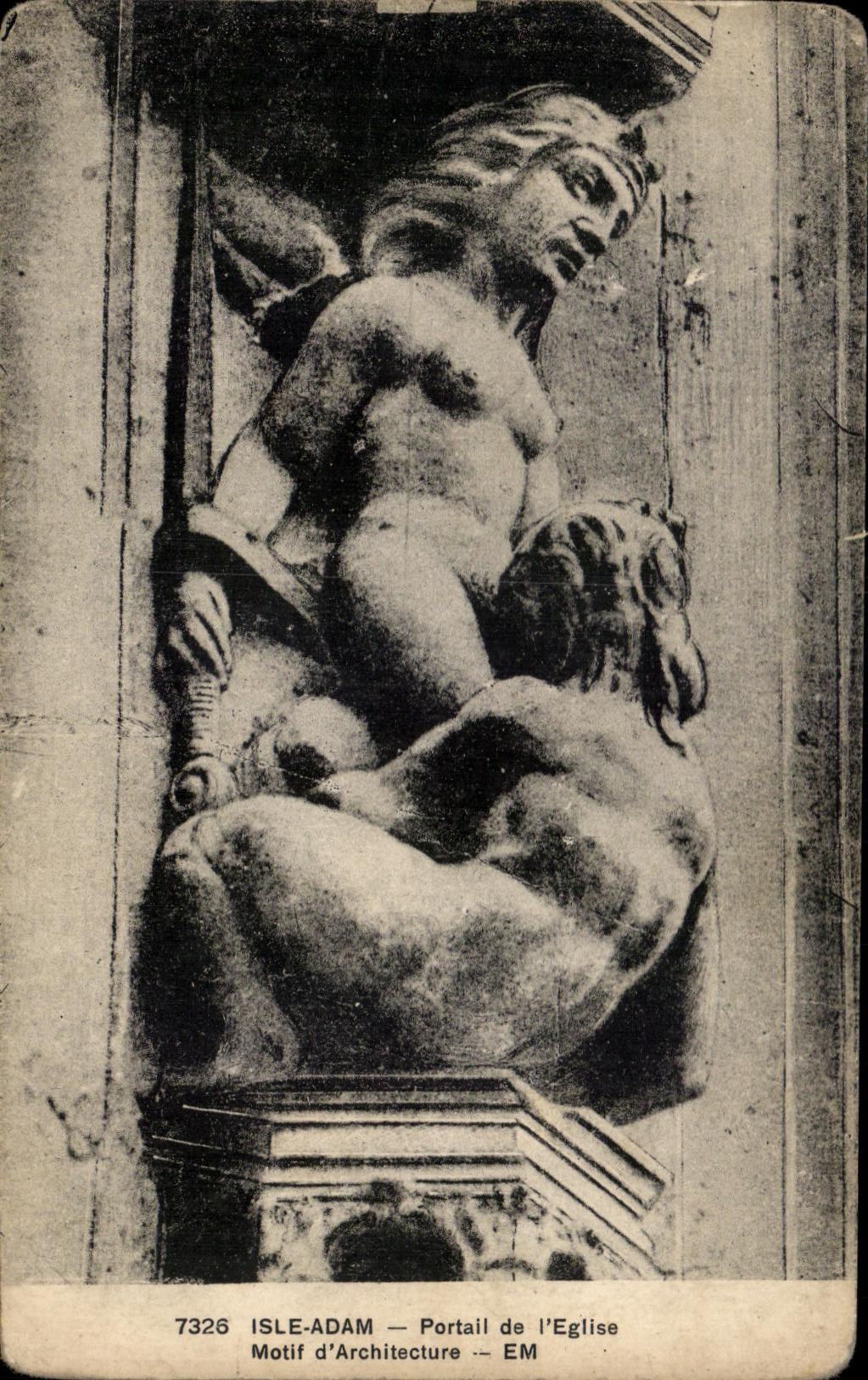 Isle-Adam — Portail de l'Église — Motif d'Architecture — EM