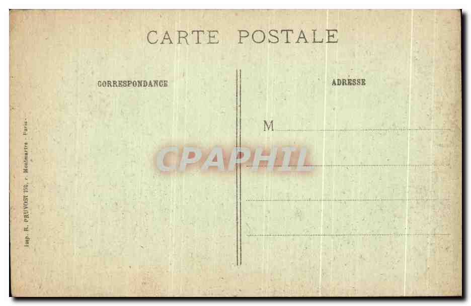 Tranchées allemandes bouleversées — Champagne, Massiges (Marne) — R.P. n°462 — Rückseite