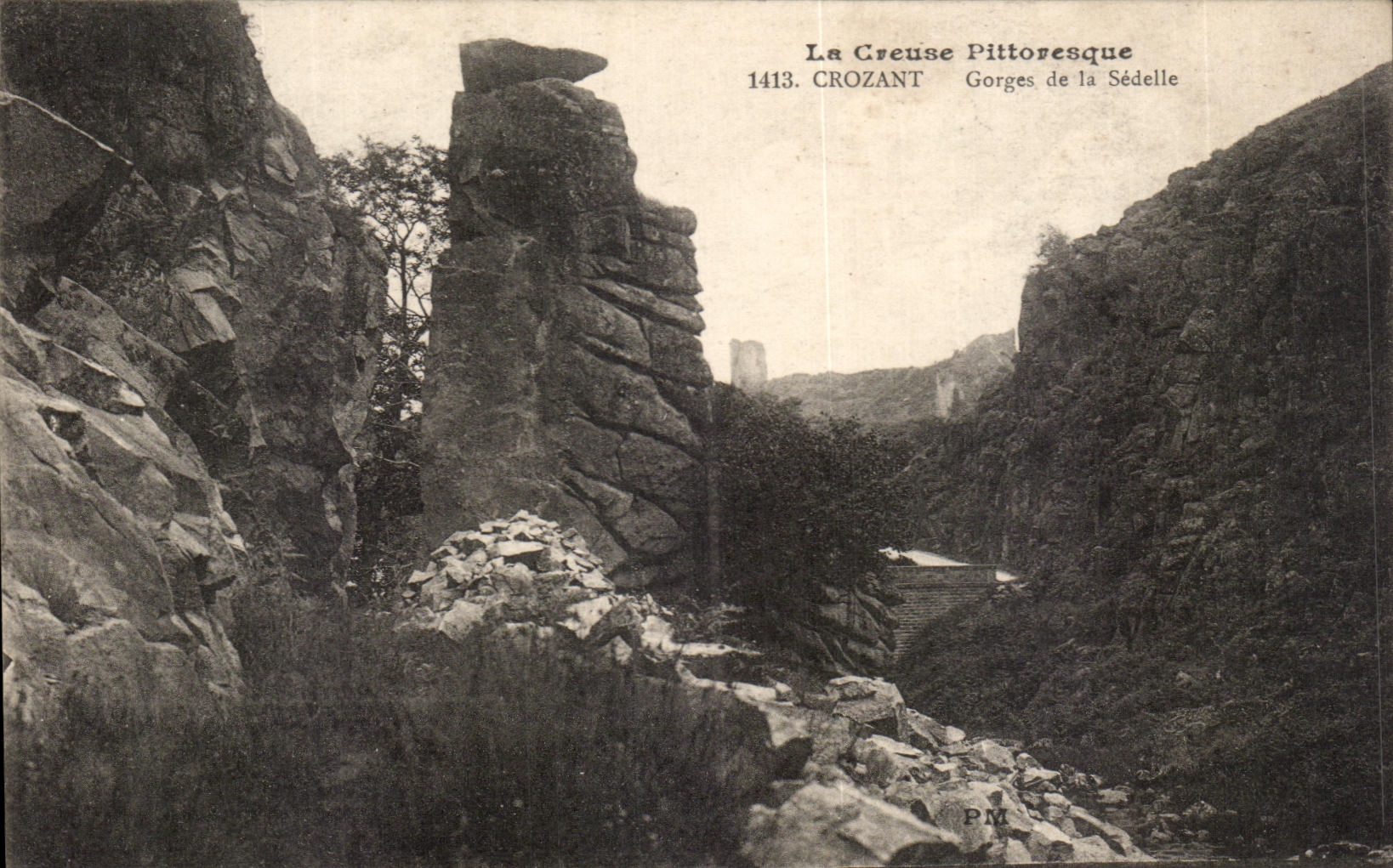Gorges de la Sédelle — Crozant — La Creuse Pittoresque — PM