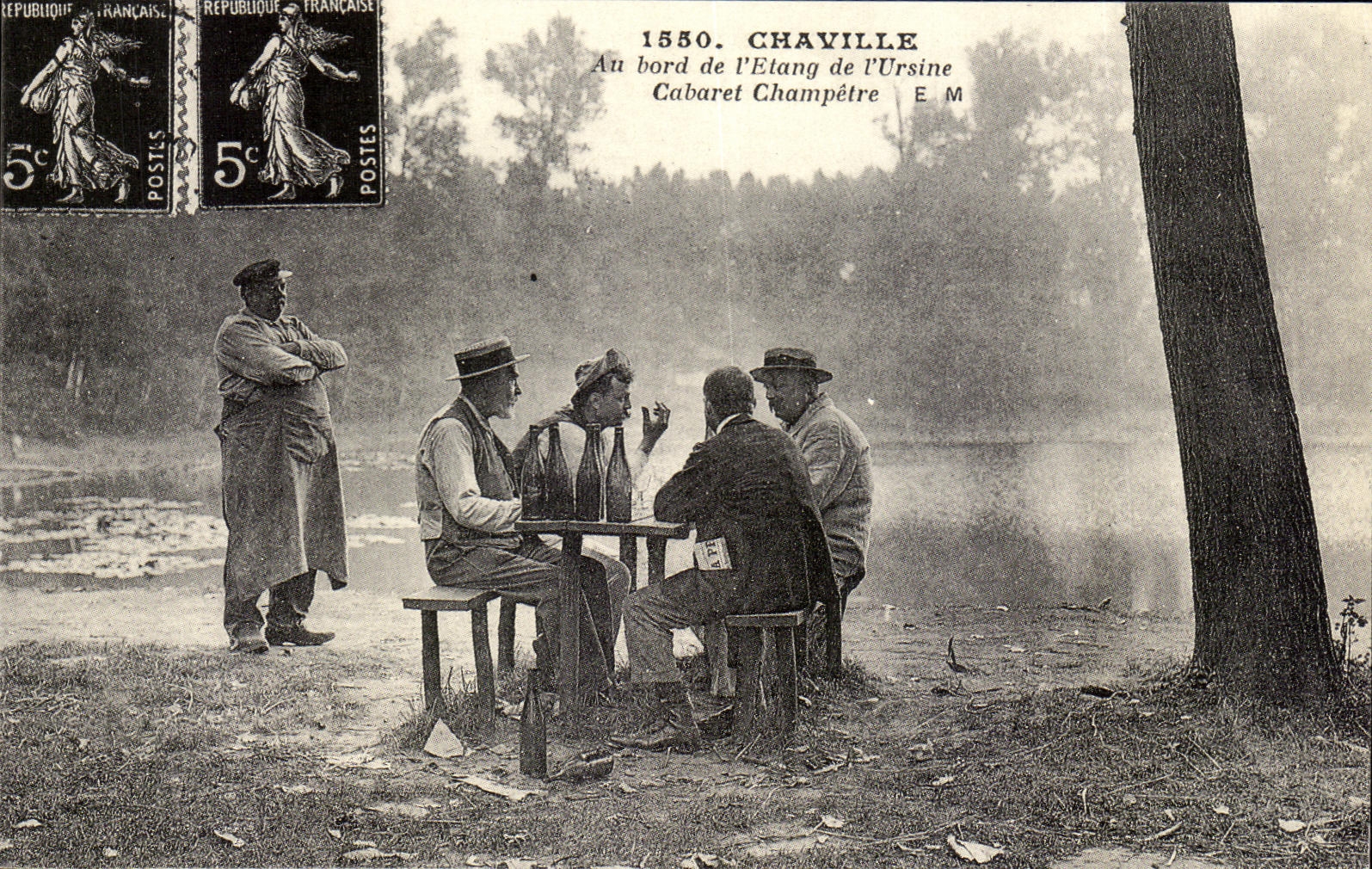 REPRO Chaville Au bord de L'Etang de L'Ursine Cabaret Champetre