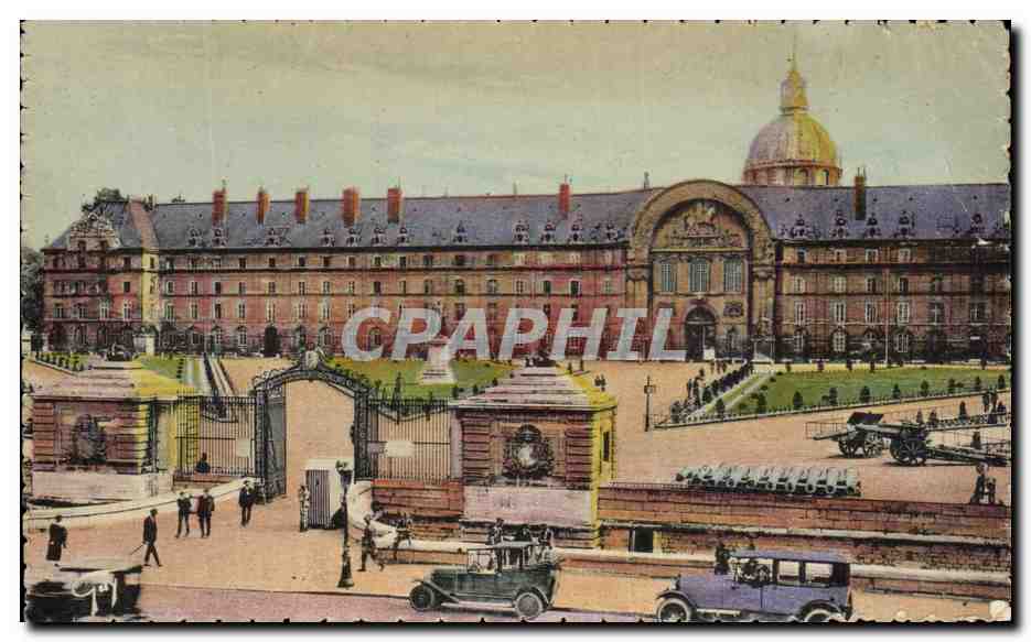 CPA Paris L'Hotel des Invalides automobile 