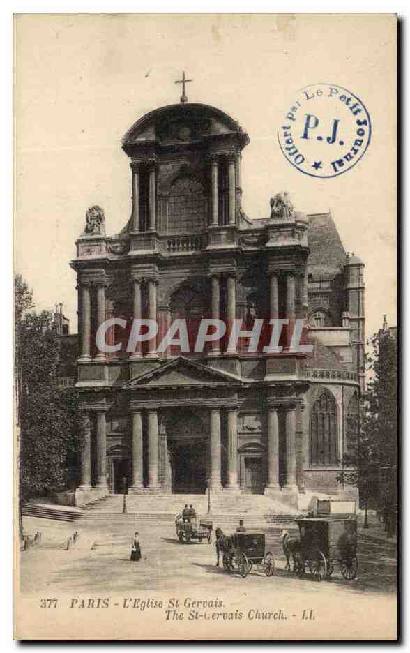 CPA Paris L'Eglise St Gervais 