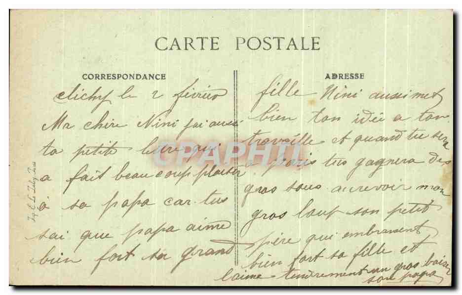 CPA Paris Avenue Hoche Et Friedland — Rückseite