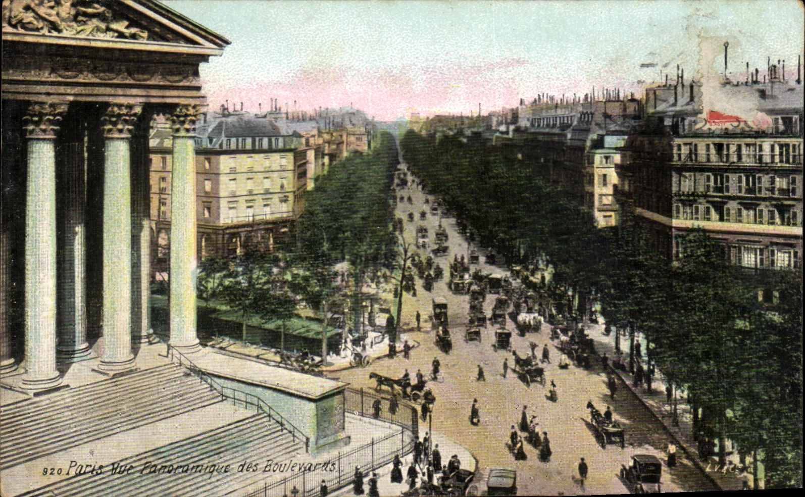 CPA Paris Rue Panoramaque Des Boulevards
