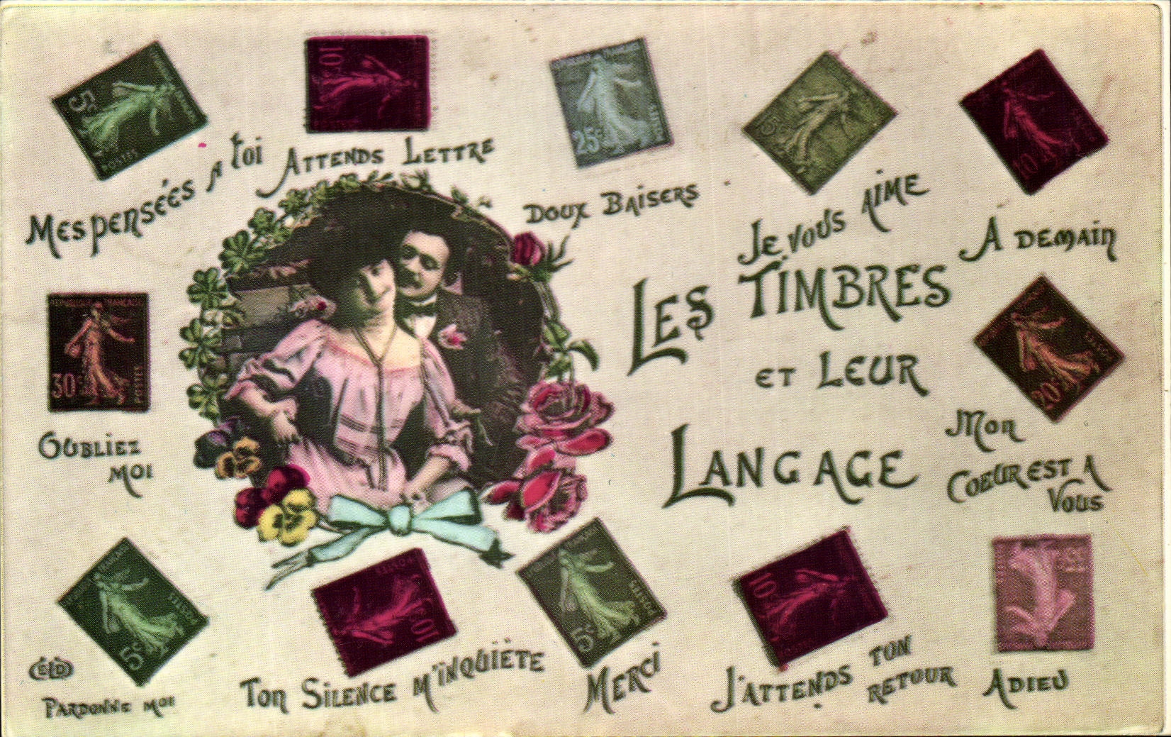REPRO Les Timbres Et Leur Langage Semeuse