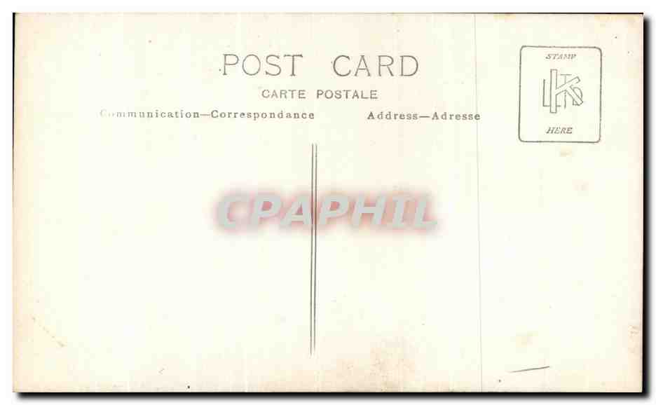 CARTE PHOTO Enfant et femme — Verso