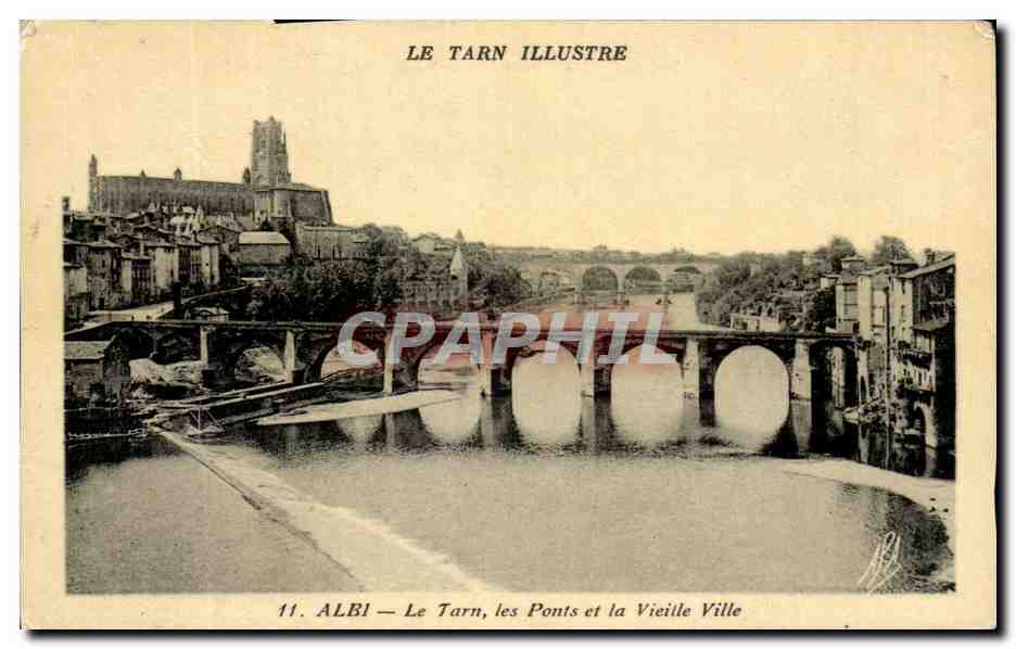 CPA Albi Le Tarn les Ponts et la Vieille ville