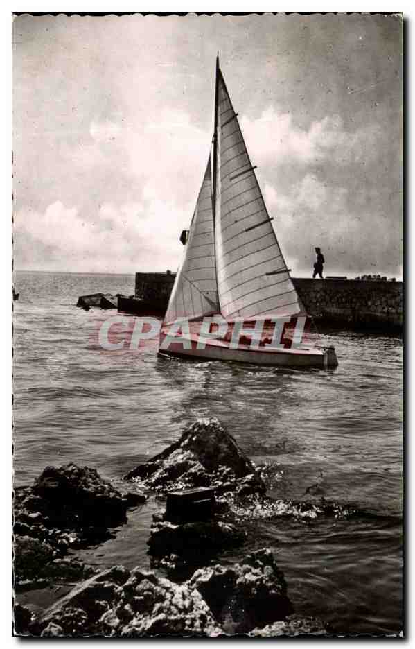 CPA Palavas sortie d'un bateau de plaisance