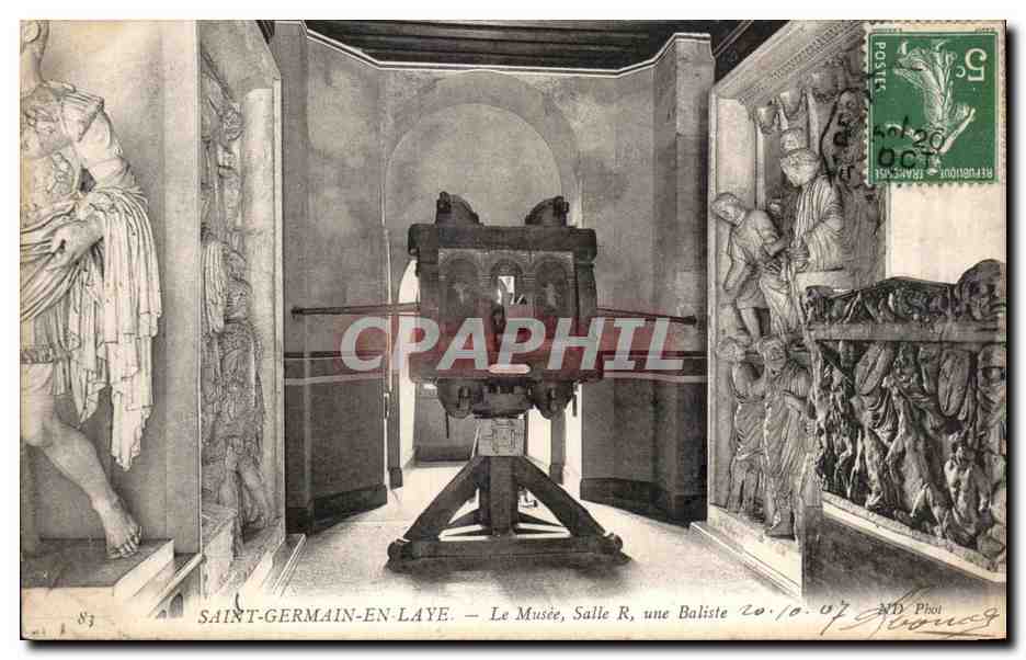 Saint-Germain-en-Laye — Le Musée, Salle R, une Baliste — ND Photo