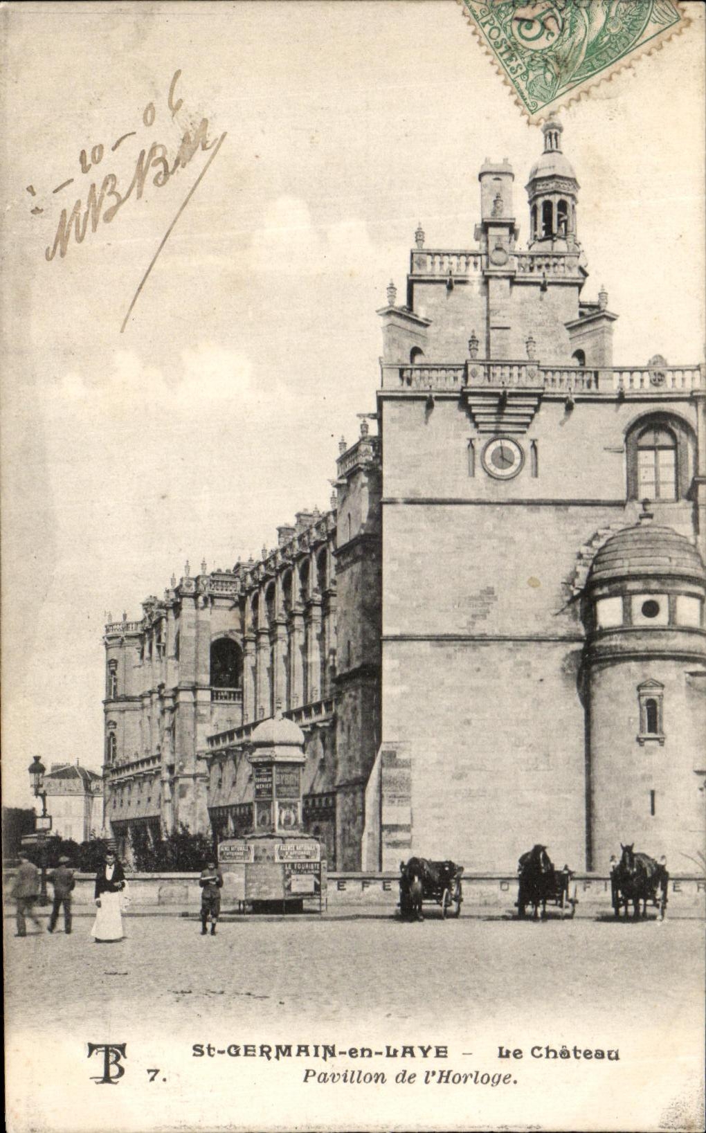 St-GERMAIN-en-LAYE - Le Château - Pavillon de l'Horloge