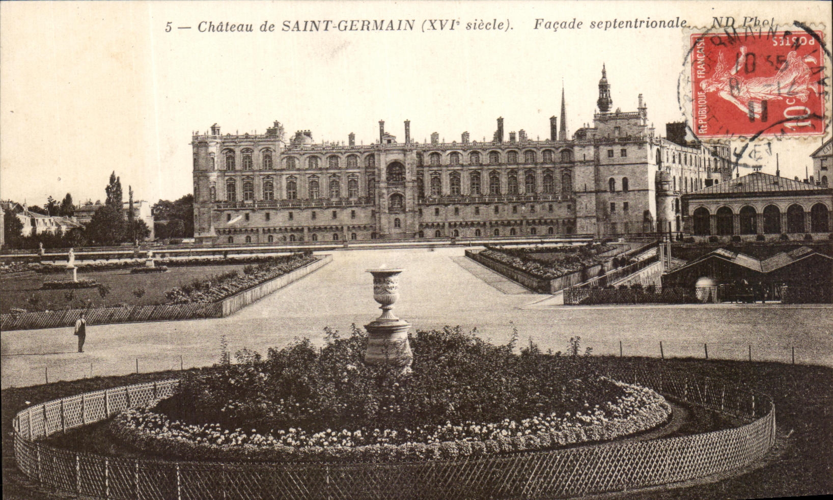 Château de SAINT-GERMAIN (XVIe siècle) — Façade septentrionale — ND Phot, série 5