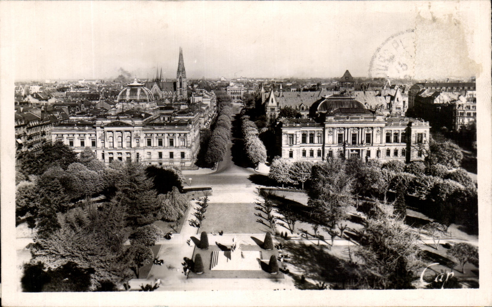 CPSM Strasbourg Vue vers l'universite