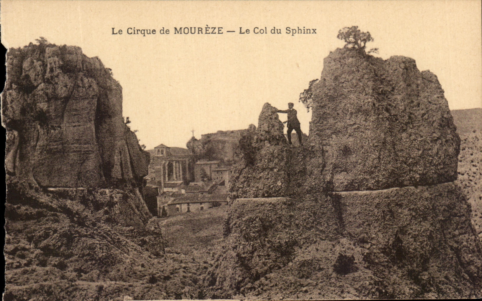 CPA le Cirque de Moureze Le Col du Sphinx