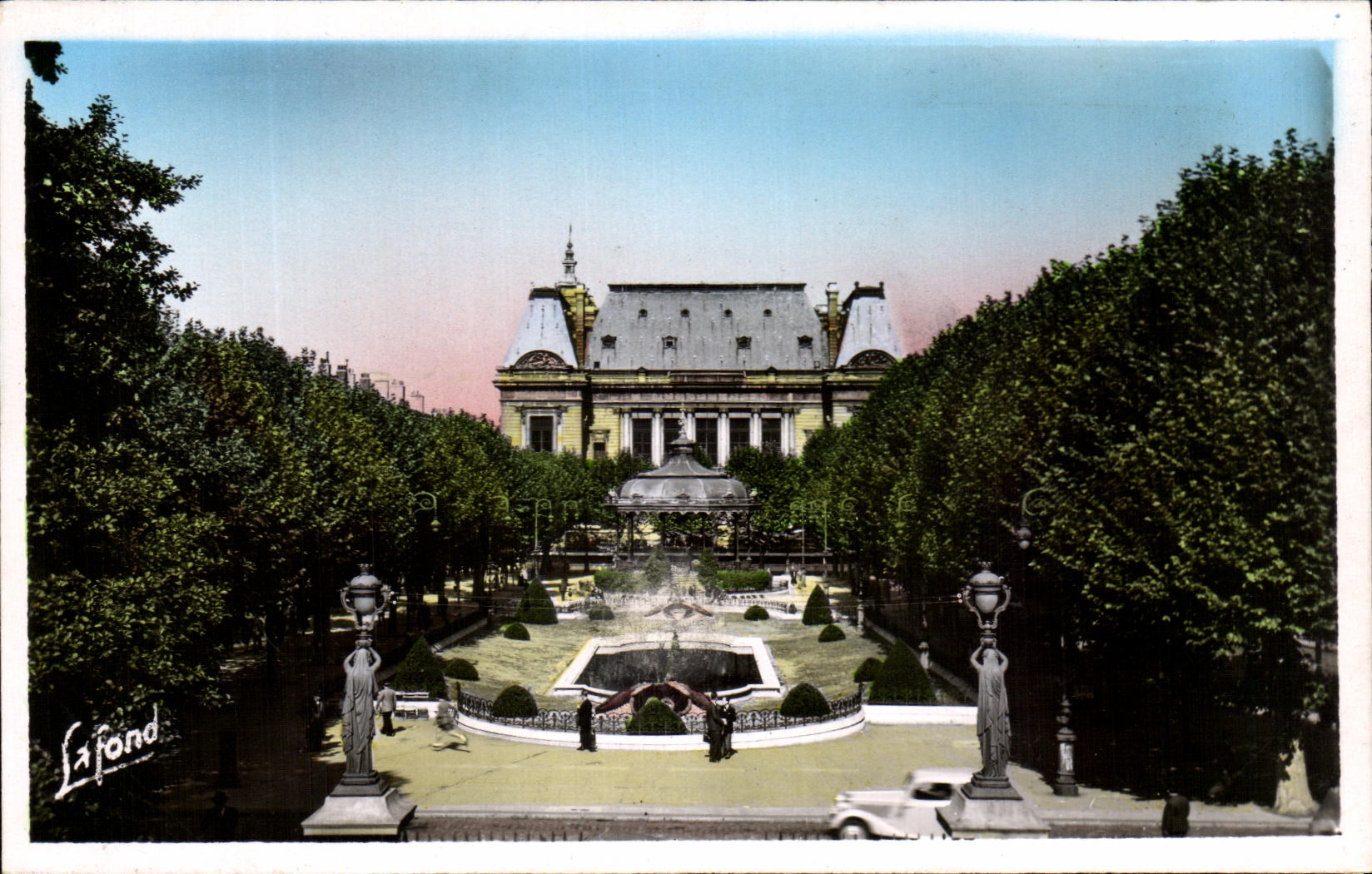 Saint-Étienne « Loire » — Jardins de la Place Jean Jaurès — éditeur Lafond