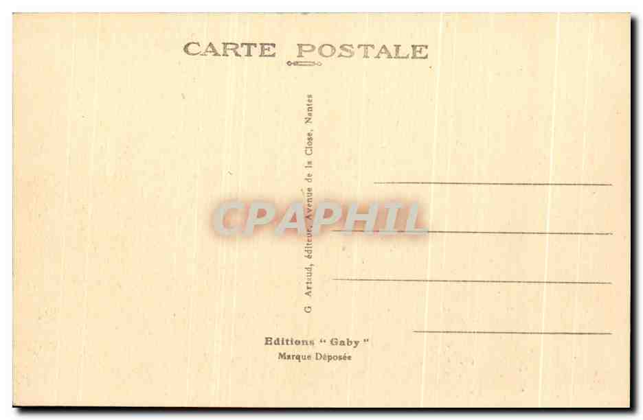 CPA Brest Vue Du Port De Commerce Et De La Rade Bateaux — Rückseite