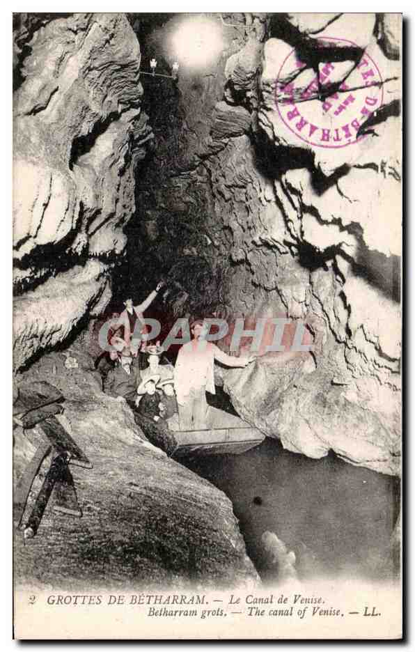 Grottes de Bétharram — Le Canal de Venise — LL.