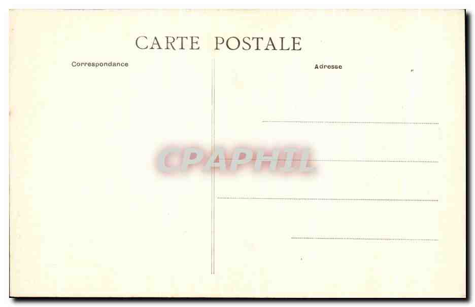 CPA Corsept Menhir Du Champ Cassis — Rückseite