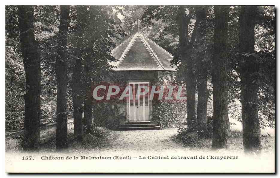 CPA Chateau De La Malmaison Le Cabinet De Travail De l'Empereur