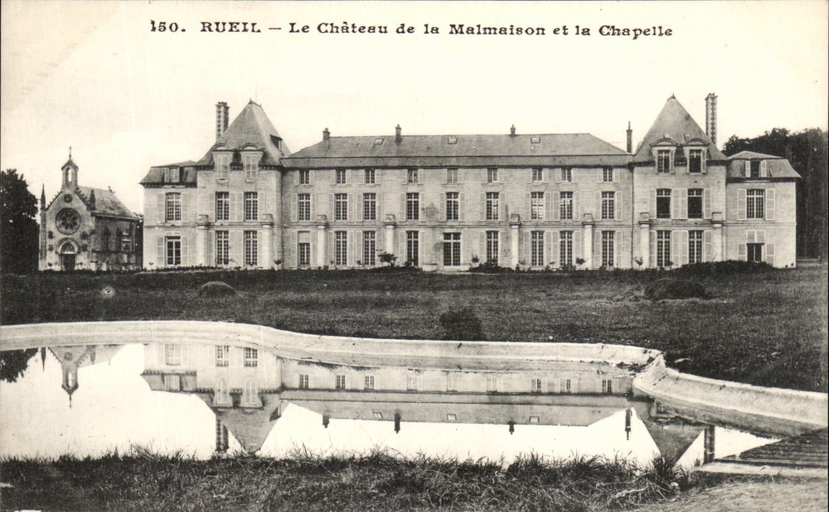 CPA Rueie Chateau de la Malmaison et la Chapelle