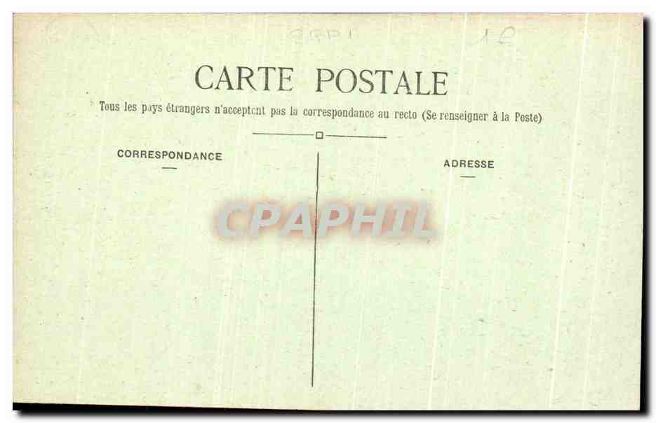 CPA Rueil Chateau de la Malmaison Voiture de Josephine  — Rückseite