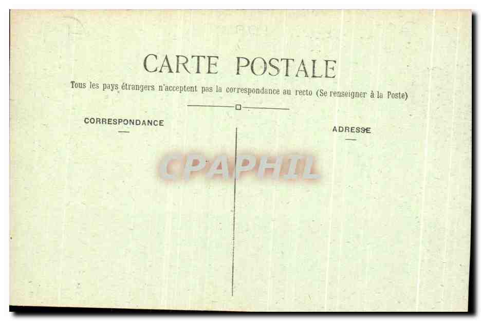 CPA Rueil Chateau de la Malmaison Cote du Parc cygnes — Rückseite