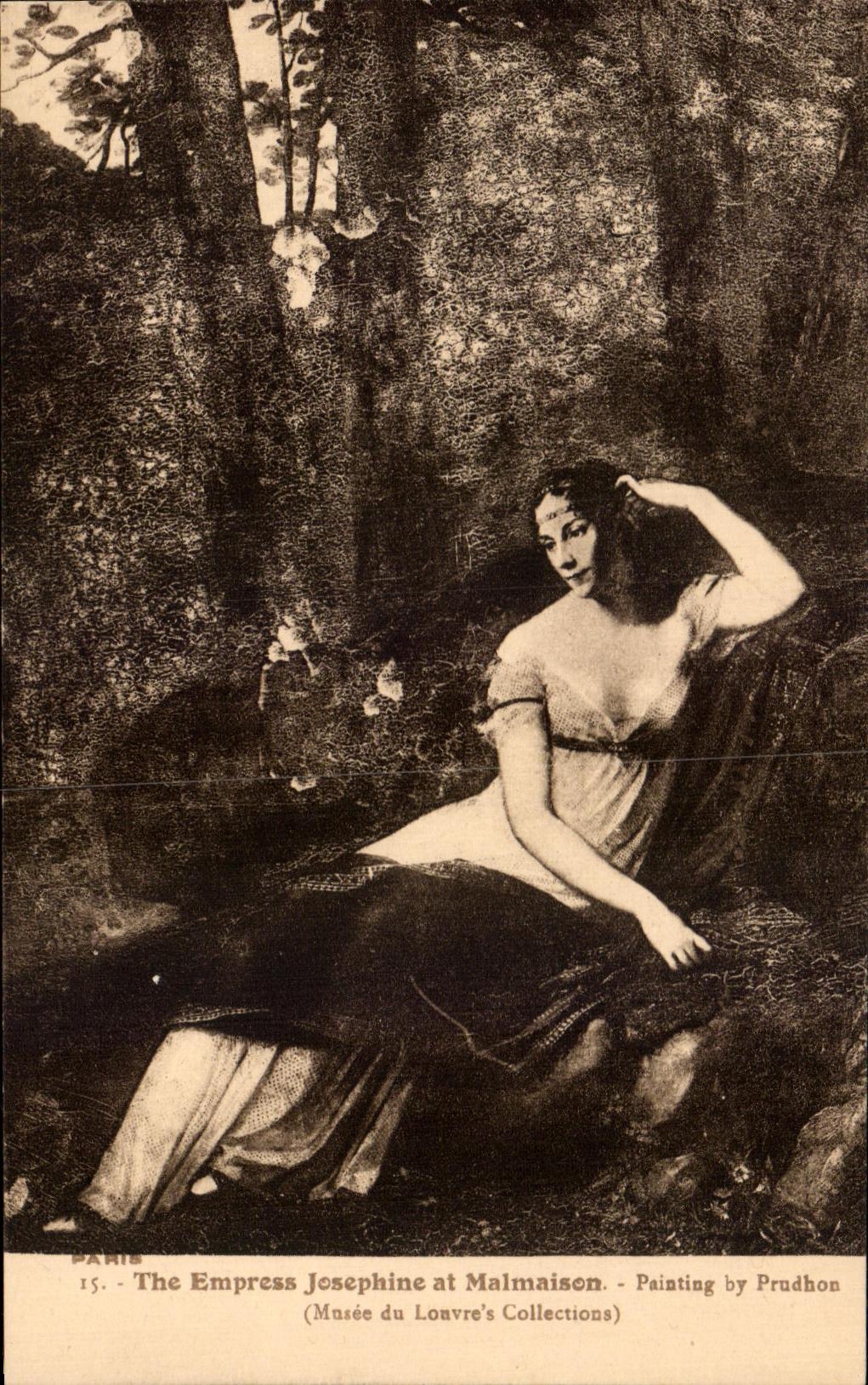 CPA The Empress Josephine at Malmaison Painting By Prudhon musee du Louvre Paris 