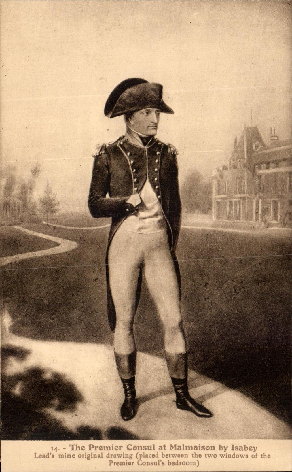CPA The Premier Consul at Malmaison by Isabey Napoleon 1er