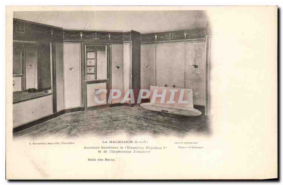 CPA Malmaison Ancienne Residence de L'Empereur Napoleon 1er Salle de bains 