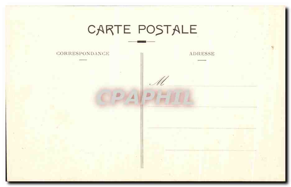 CPA Bordeaux Vue Generale prise de la Tour Saint Michel Bateaux — Verso