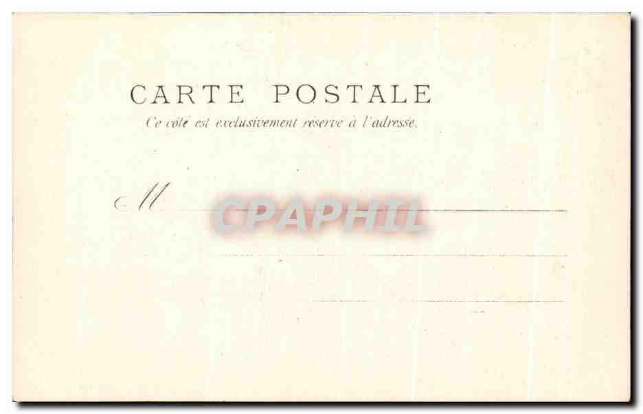CPA La Malmaison Ancienne residence de l'empereur Napoleon 1er — Rückseite