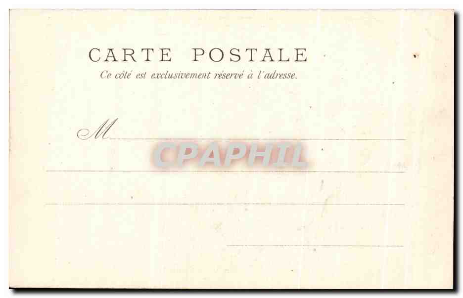 CPA La Malmaison Ancienne residence de l'empereur Napoleon 1er Salon de musique — Rückseite