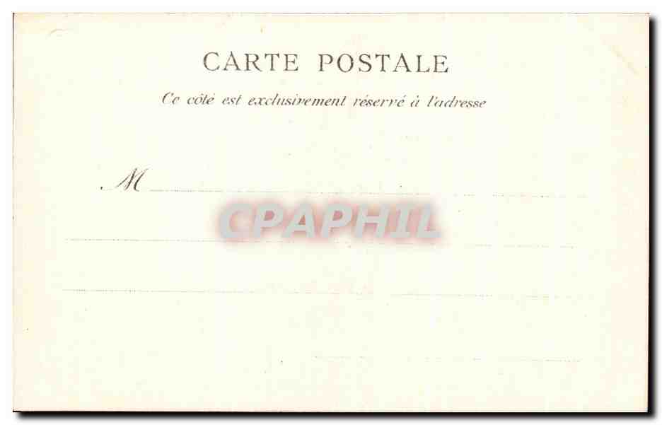 CPA La Malmaison Ancienne residence de l'empereur Napoleon 1er salle a manger — Rückseite